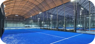 Padel Halle Indoor auf Mallorca